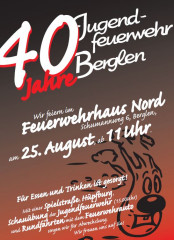 Festplakat_40 Jahre Jugendfeuerwehr Berglen