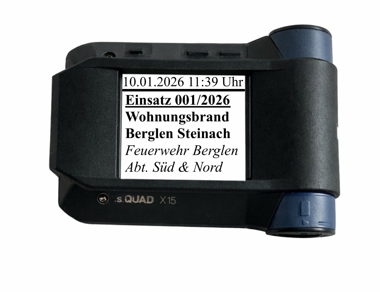 Einsatz 001/2026 – Wohnungsbrand