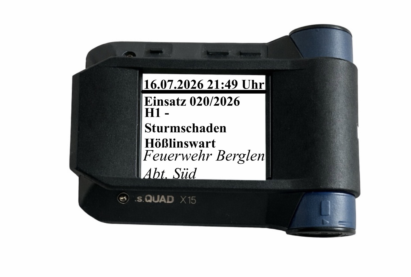 Einsatz 020/2026 H1 Sturmschaden